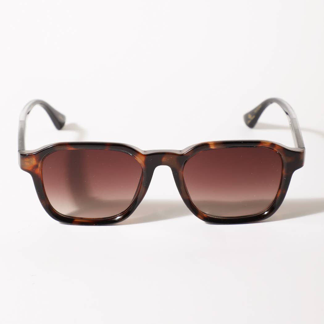 Retro Square Frame Sunglasses Modern Fashion Style