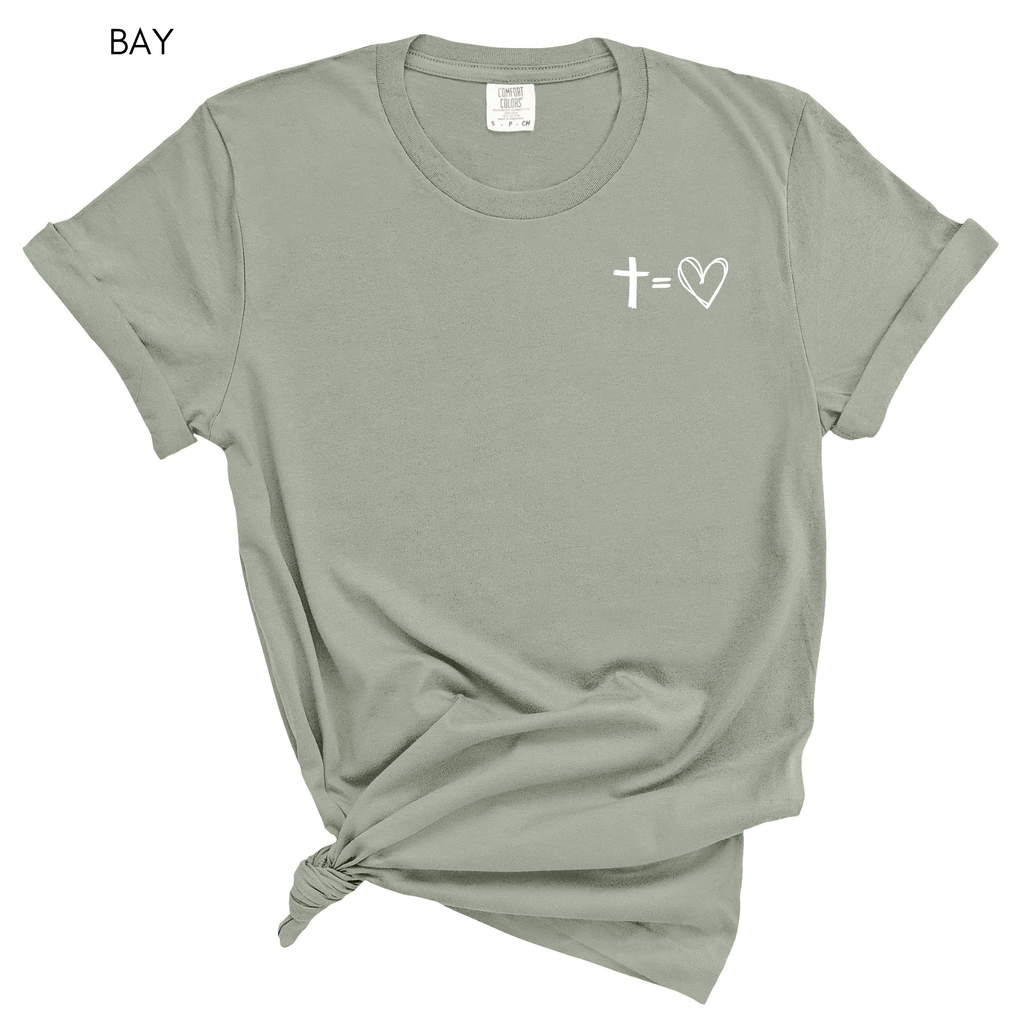 Jesus Has My Back Comfort Colors Heavyweight T-Shirt