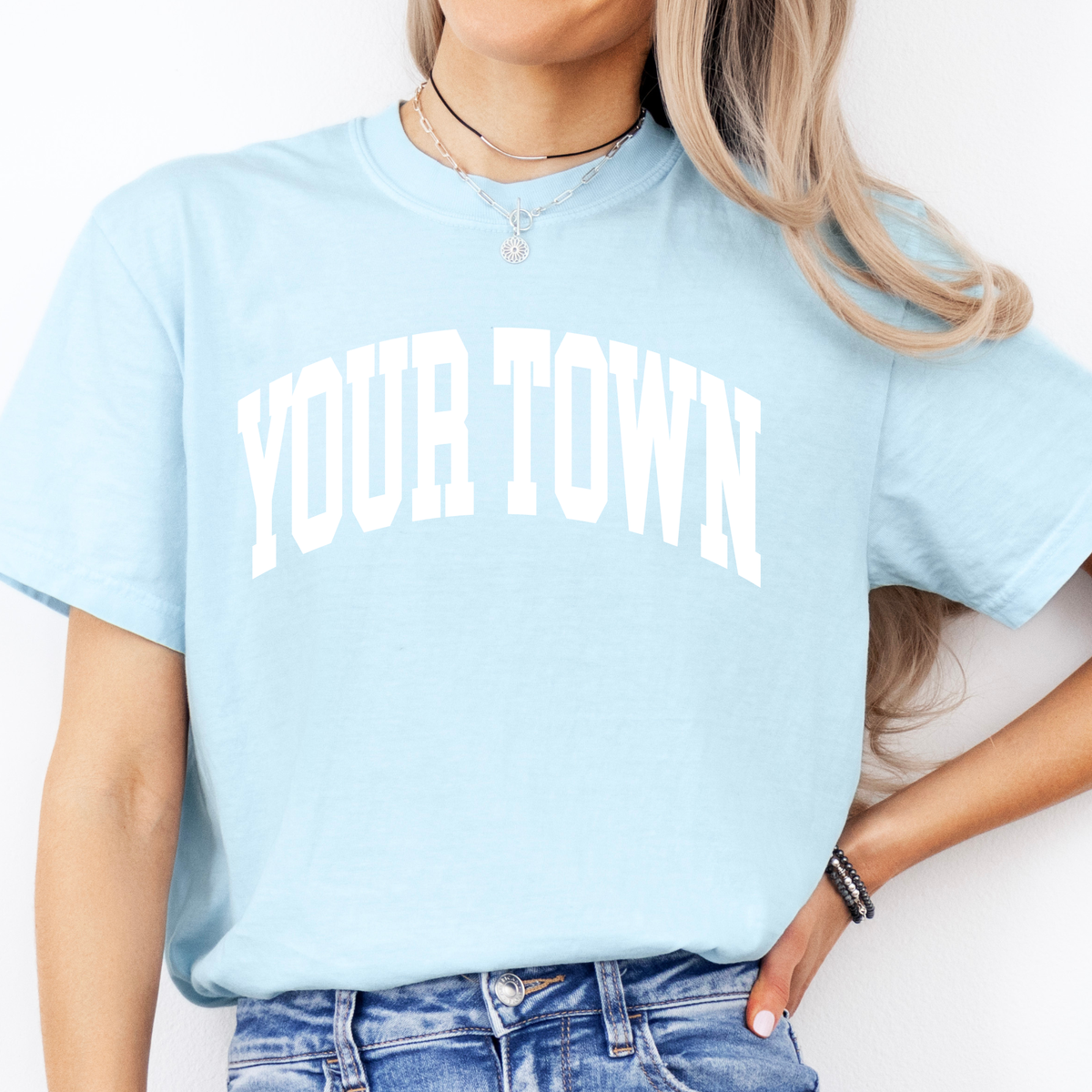 Custom City Comfort Colors Heavyweight Hometown T-Shirt