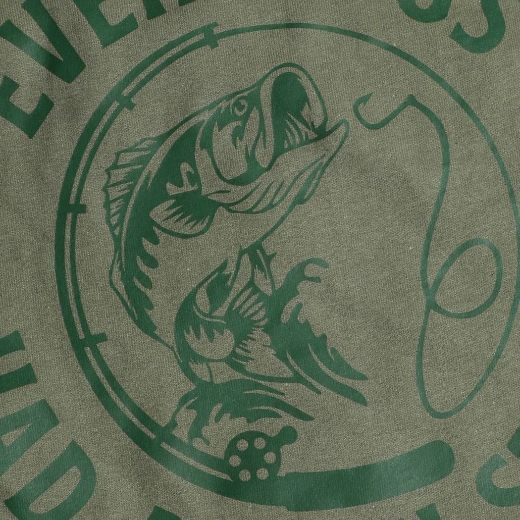 EVEN JESUS HAD A FISH STORY Graphic Heavy Cotton T-Shirt