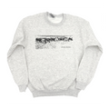 Thank a Farmer With Cow Graphic Adult Crewneck