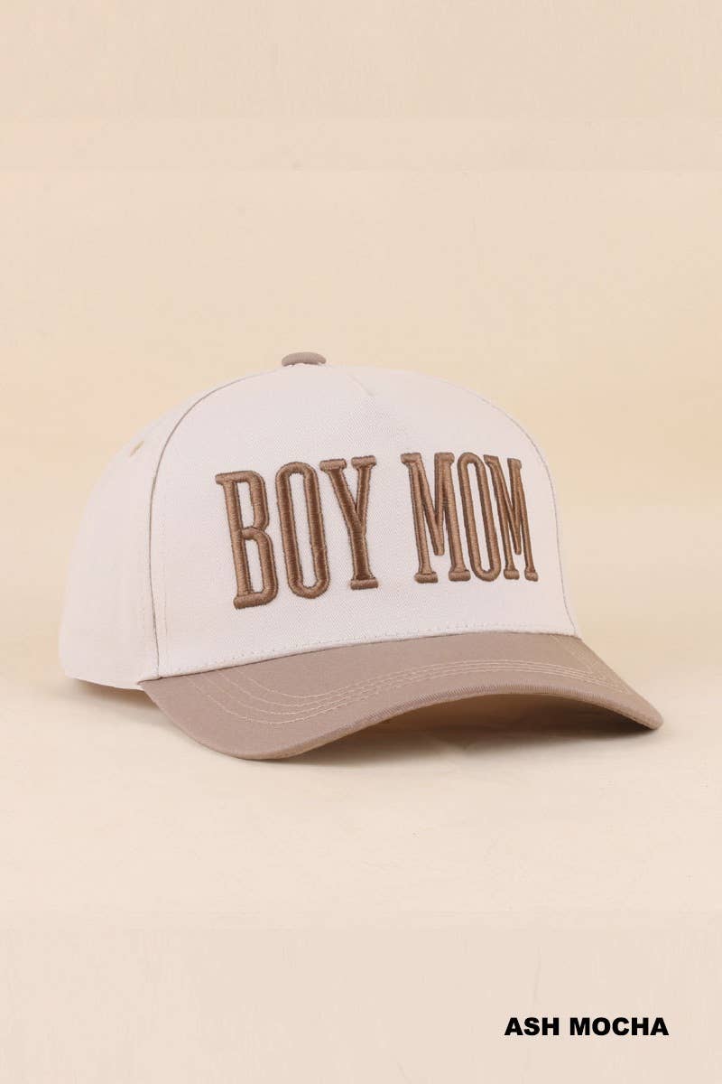 Boy Mom Two Tone Snapback Hat