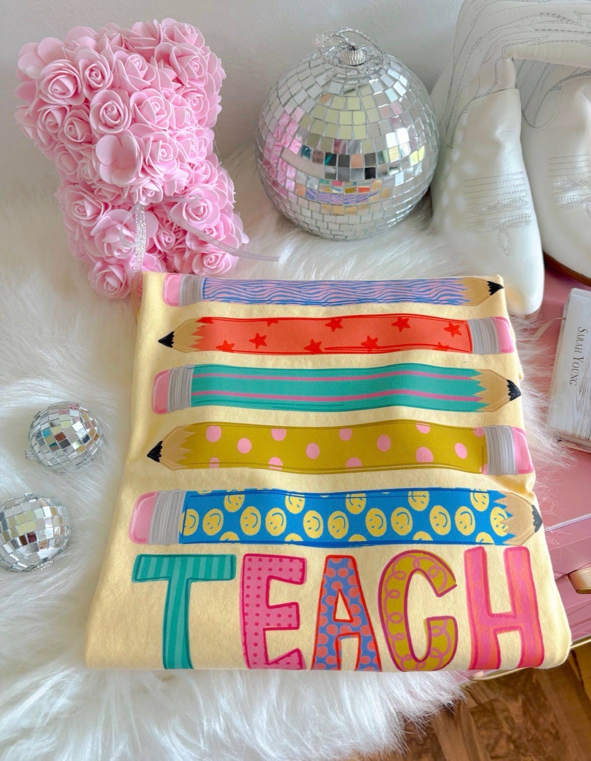 Teach Pencils Tee  