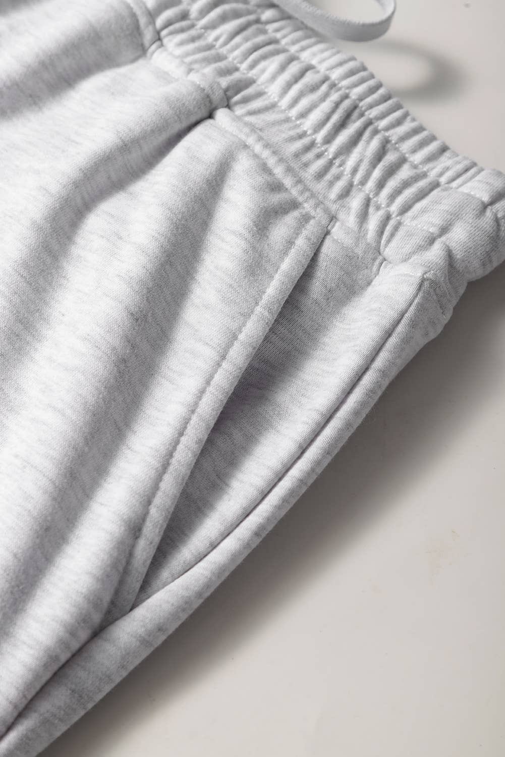 Casual Drawstring Mini French Terry Skort | S-XL