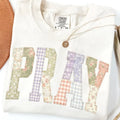 Patchwork PRAY Comfort Colors Tee