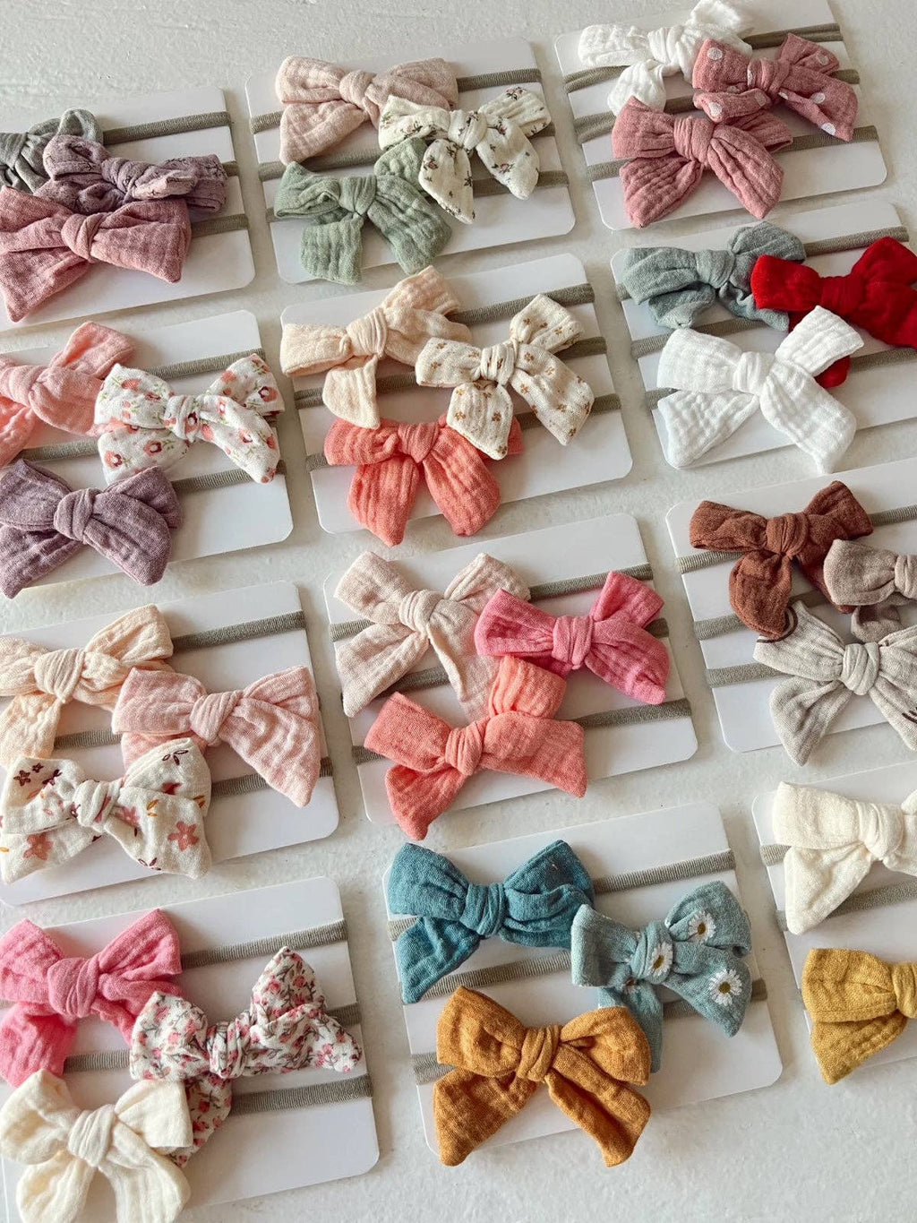 3-Pack Nylon Bows, Lucia