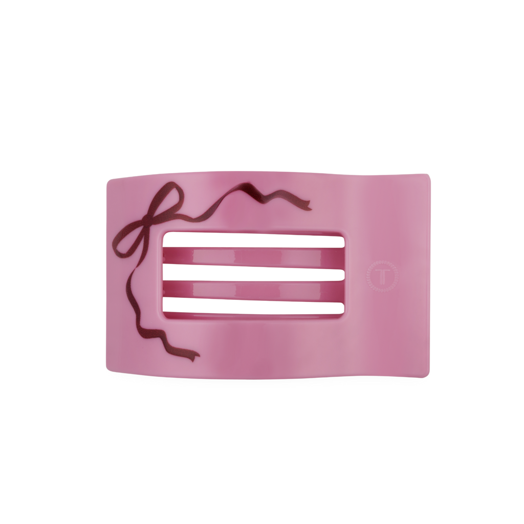 Just Add a Bow | Medium | Flat Rectangle Hair Clip
