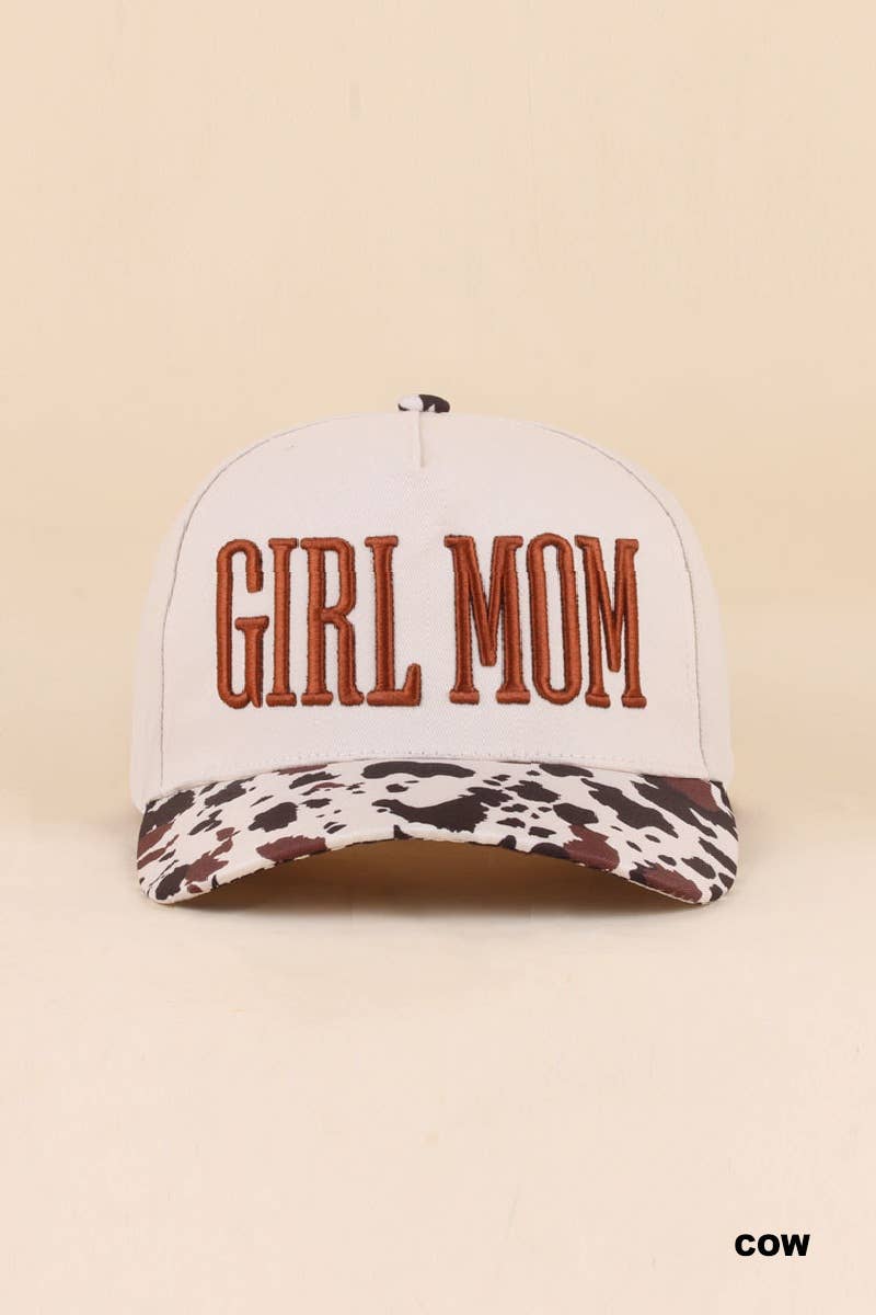 Girl Mom Two Tone Snapback Hat