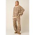 Zebra Print Relaxed Fit Barrel Leg Set